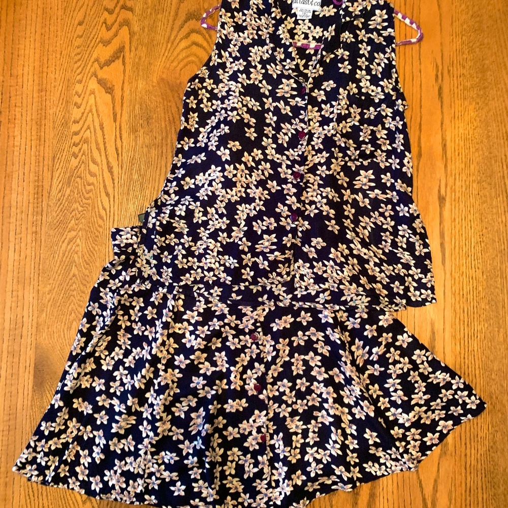 "At Last and Co." 2 (piece top and skirt) S